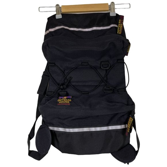 Outward Hound Other - Outward Hound Backpack Saddle Bag Pockets Harness Black Hiking Camping
